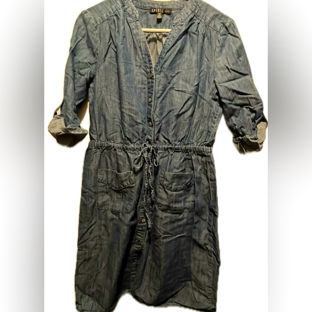 Spense Denim Dress Size  10P